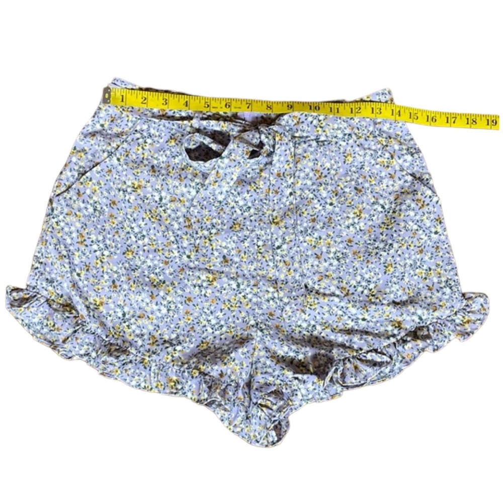 NWT Lulus “Sweetie Season” Floral Print Ruffled Shorts (K) - Picture 5 of 12